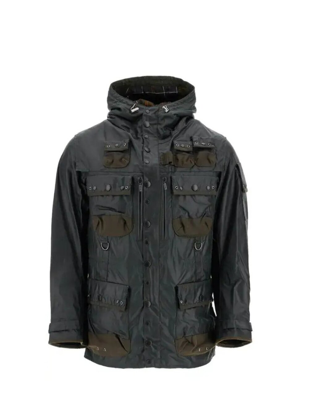 Barbour x To To Ki Beacon Heritage Military Waxed Jacket Neutro XL